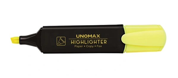 UNOMAX HIGHLIGHTER PEN - yellow