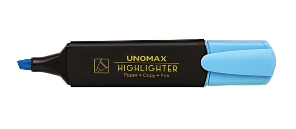 UNOMAX HIGHLIGHTER PEN - blue
