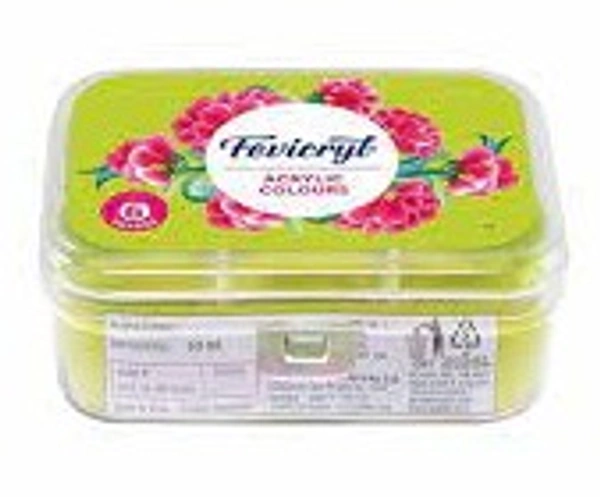 Pidilite Fevicryl Acrylic Colours Sunflower Kit - 6 Colors Pack.