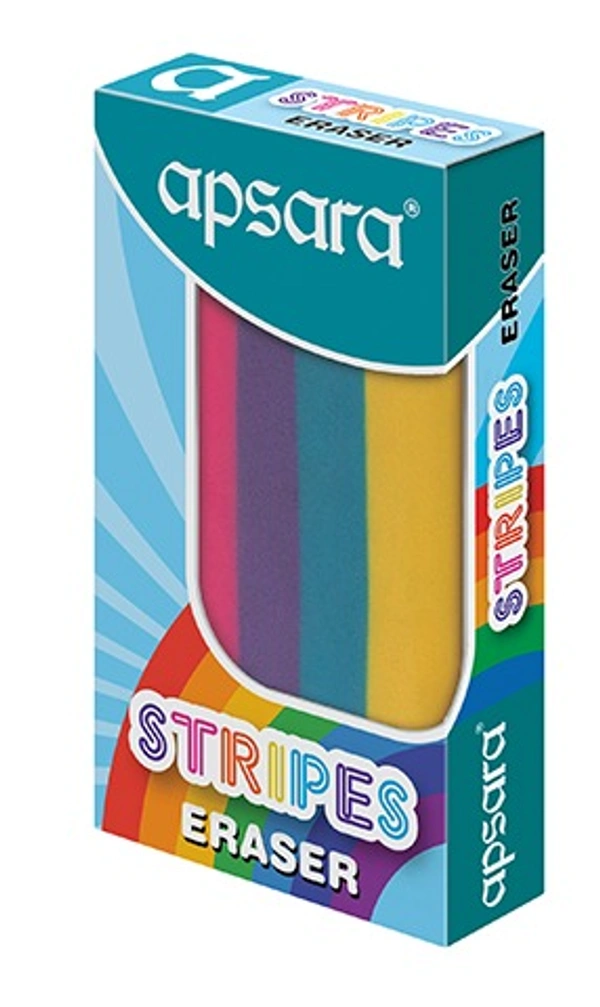 Apsara Stripes Eraser - 1 pc. pack