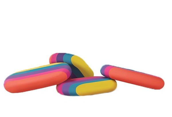 Apsara Stripes Eraser - 1 pc. pack