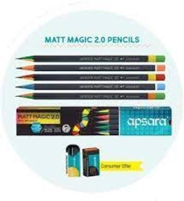 Apsara Matt Magic 2.0 Extra Dark Pencils