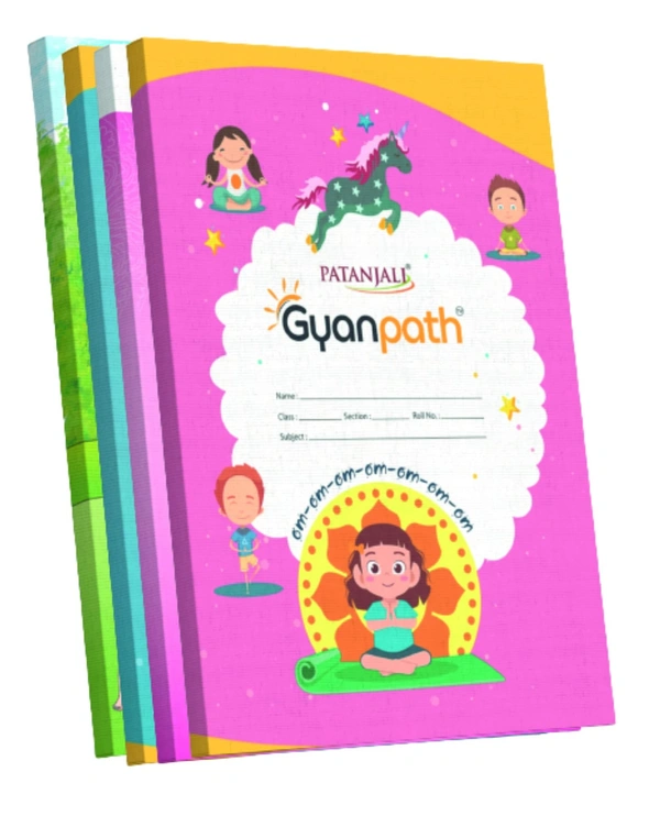 Patanjali GyanPath 3 in 1 Notebook(24X18CM) 176 Page - 3 In 1