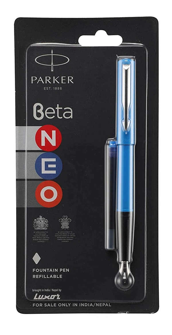 Parker Beta Neo Fountain Pen - BLUE, NEO BLUE