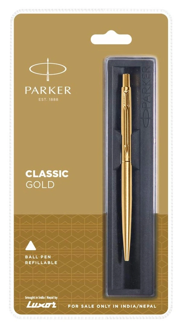 Parker Classic Ball Pen - BLUE, CLASSIC GOLD