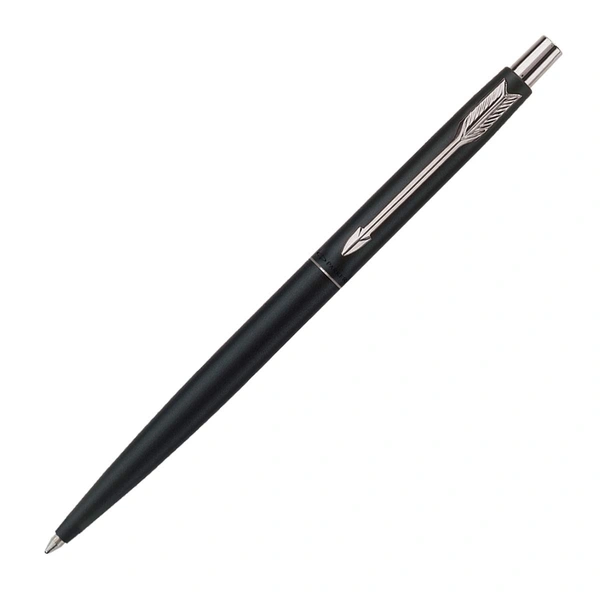 Parker Classic Matte Black GT Ball Pen - blue, chrome trim