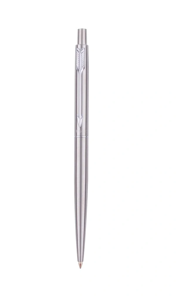 Parker Classic Stainless Steel GT Ball Pen - blue, chrome trim