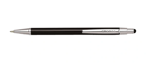 UNOMAX STYLUS Metal Ball Point Pen - BLUE, EBONY BLACK