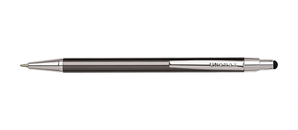 UNOMAX STYLUS Metal Ball Point Pen - BLUE, STEEL GRAY