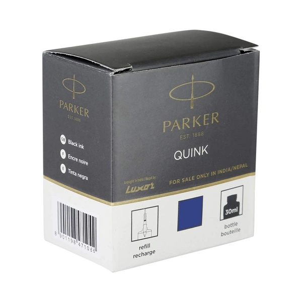 Parker Quink Ink Bottle - BLUE