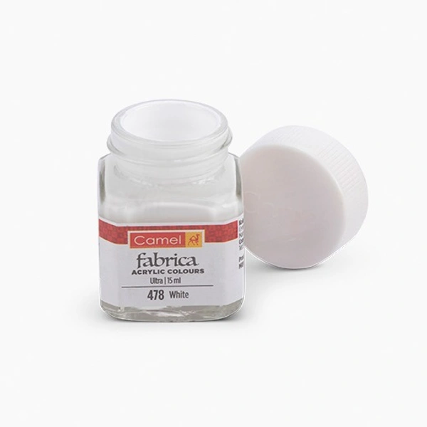 Camel Fabrica Acrylic Colours 15 ml, Ultra range - White
