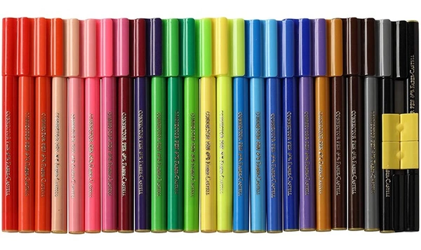Faber Castell Connector Pens Assorted (25 Shades)