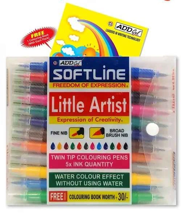 ADD Gel Softline Little Artist Twin Tip Colouring Pens