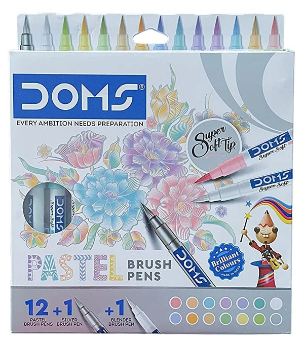 DOMS Pastel Brush Pens