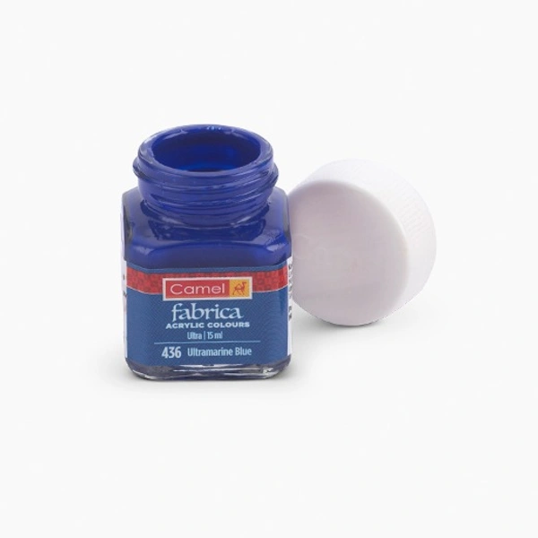 Camel Fabrica Acrylic Colours 15 ml, Ultra range - Ultramarine Blue