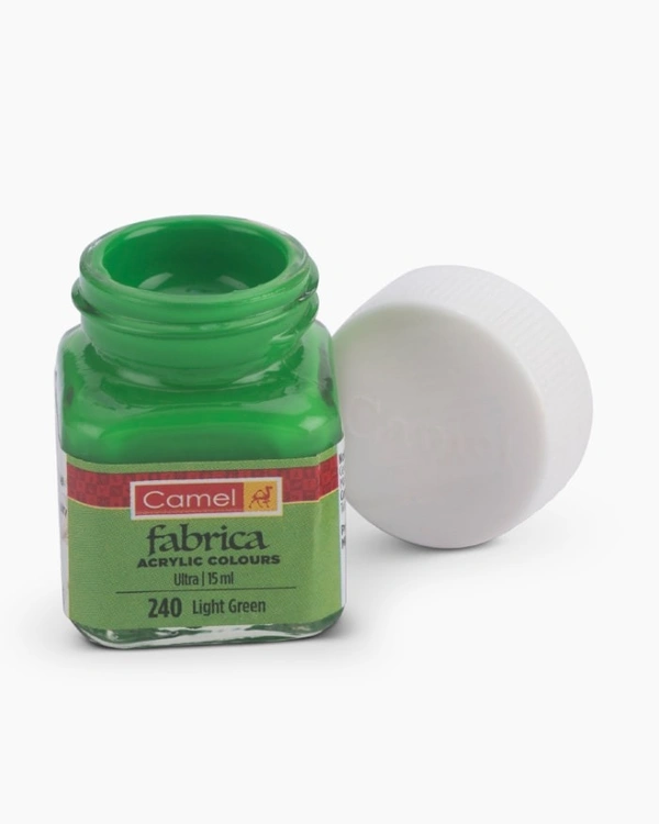 Camel Fabrica Acrylic Colours 15 ml, Ultra range - Light Green