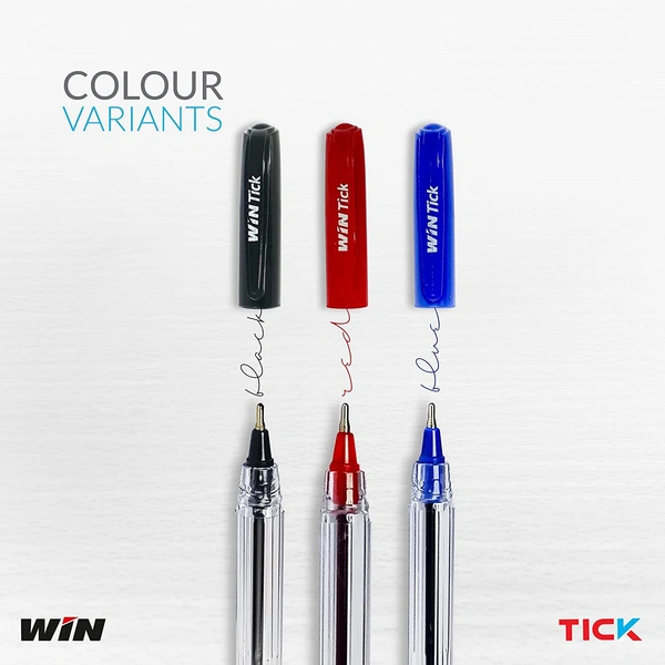 Win Tick ball pen (Pack of 20 pcs.) - red