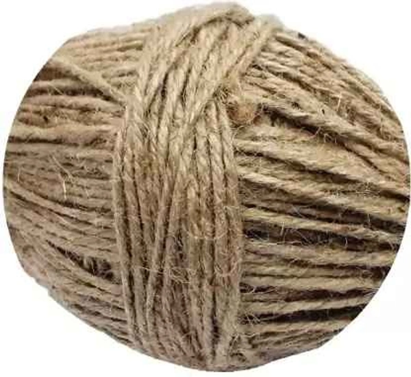 Jute Cord Natural - 100 Mett. Approx., Brown natural