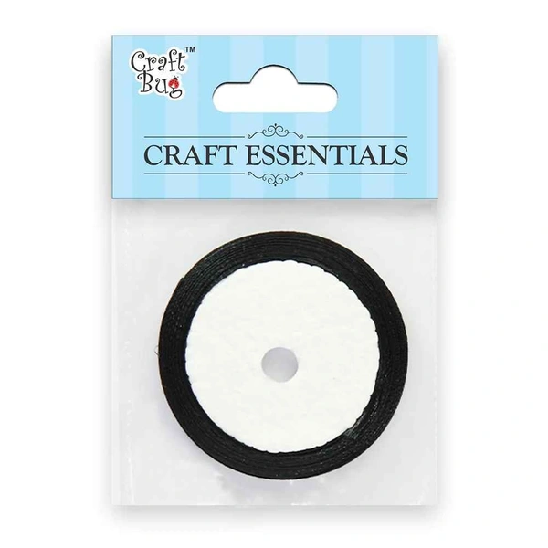 Satin Ribbon - Black