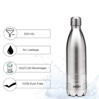 Milton Thermosteel Hot And Cold Water Bottle - 500 ml, Silver