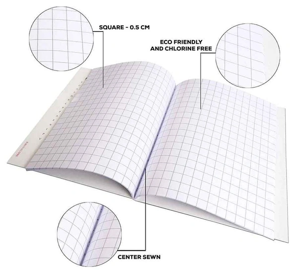 Classmate Notebook, 172 pages, 24.0 cm x 18.0 cm - Square