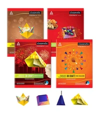 Classmate 3D Craft notebooks, 172 Pages, 24.0 cm x 18.0 cm - Single Line