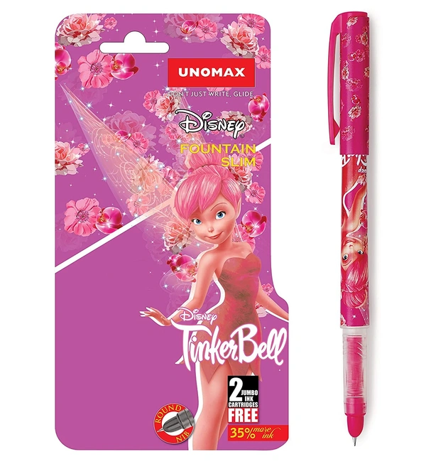 Unomax Fountain Pens-Slim - Blue, Tinker Bell