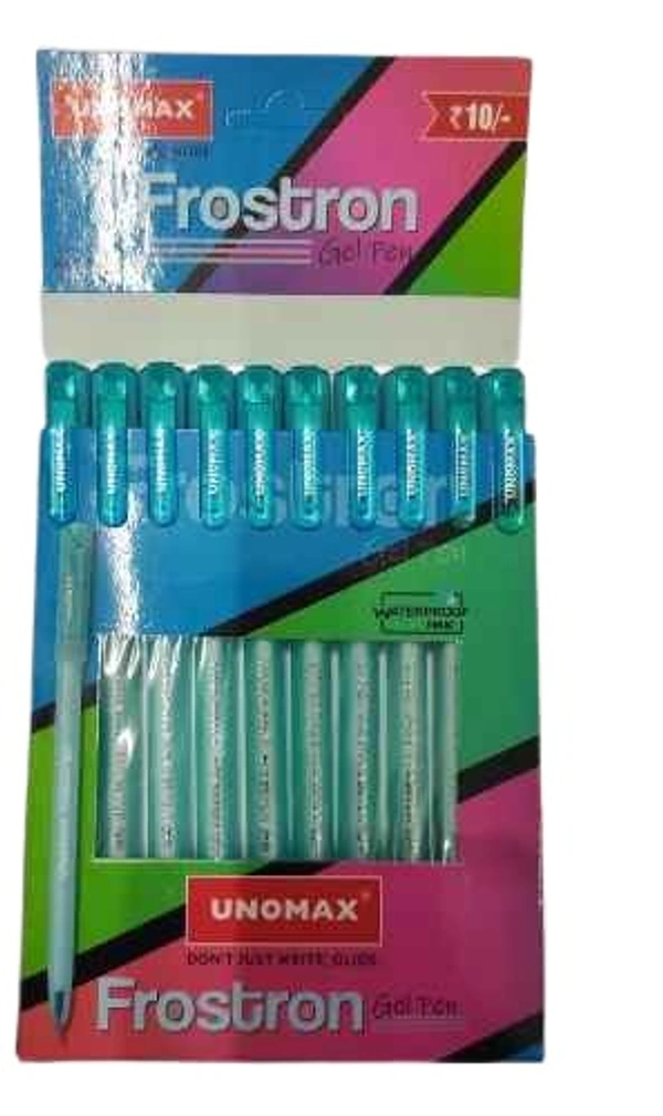 UNOMAX FROSTRON Gel Pens - Blue