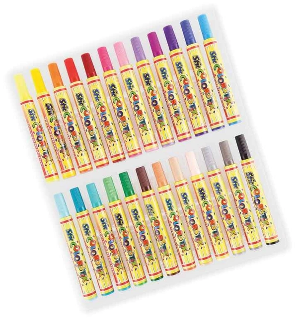 Stic JUMBO COLOR PENS (24 COLOR SET)