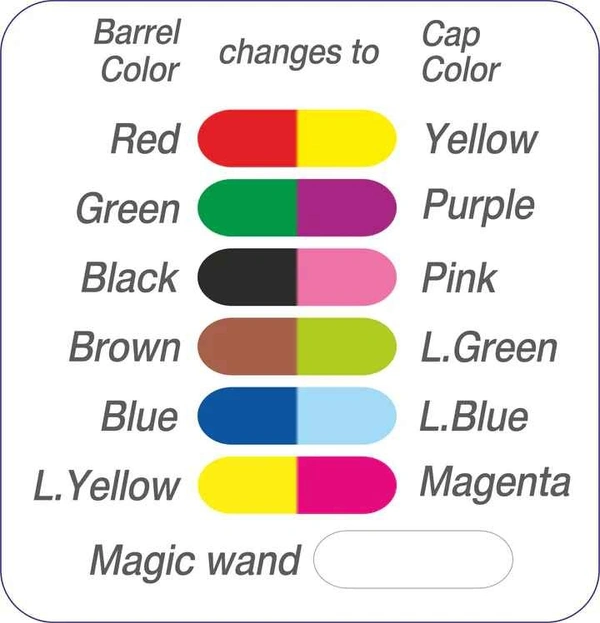 Stic TRIKSTIX MAGIC COLOUR CHANGE PENS - 8 PCS