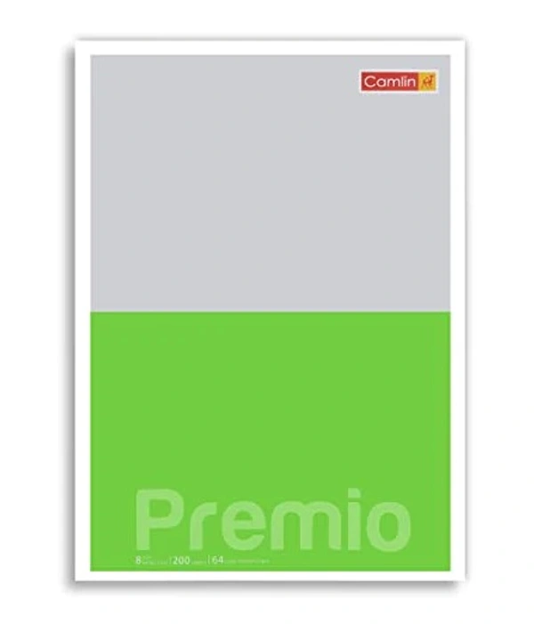 CAMLIN PREMIO A4 (297*210) 64 GSM SINGLE LINE 152 PAGES NOTEBOOK - Assorted