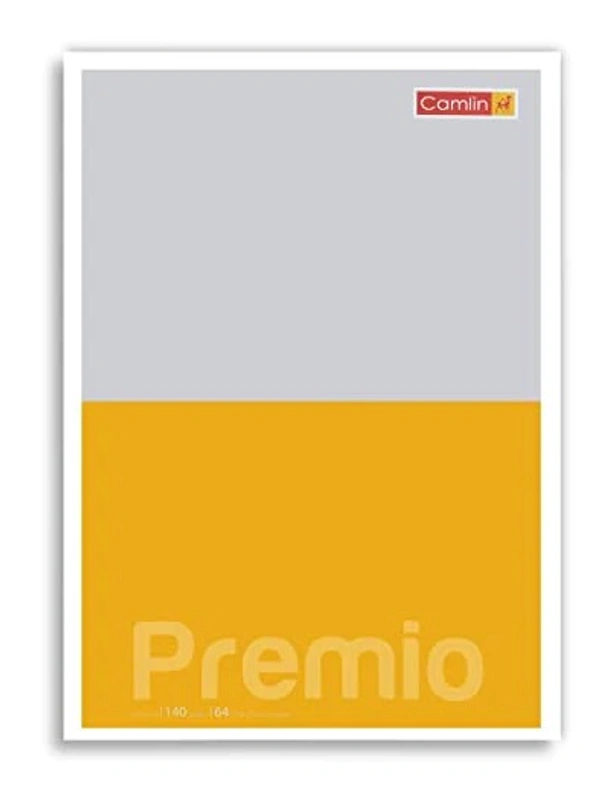 CAMLIN PREMIO A4 (297*210) 64 GSM SINGLE LINE 152 PAGES NOTEBOOK - Assorted