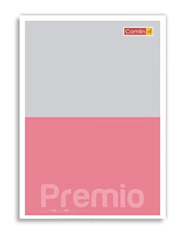 CAMLIN PREMIO A4 (297*210) 64 GSM SINGLE LINE 152 PAGES NOTEBOOK - Assorted