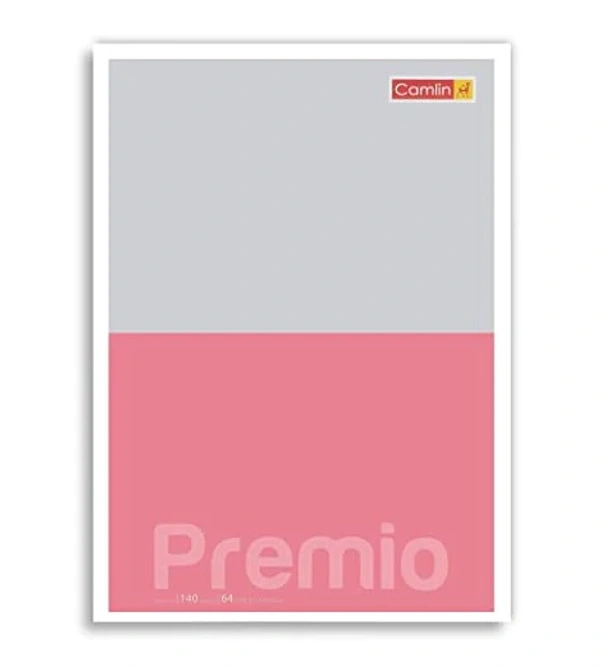 CAMLIN PREMIO A4 (297*210) 64 GSM SINGLE LINE 200 PAGES NOTEBOOK - Assorted