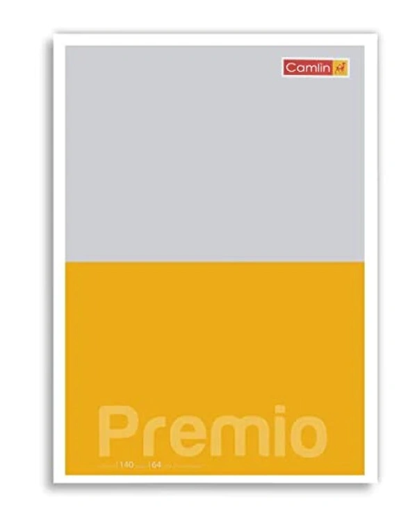 CAMLIN PREMIO A4 (297*210) 64 GSM SINGLE LINE 200 PAGES NOTEBOOK - Assorted