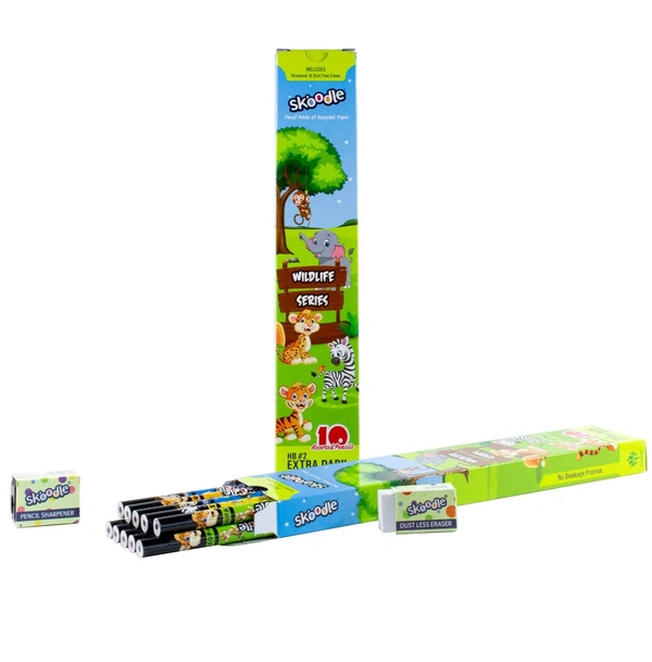 Skoodle Wild Life Series Extra Dark Pencils
