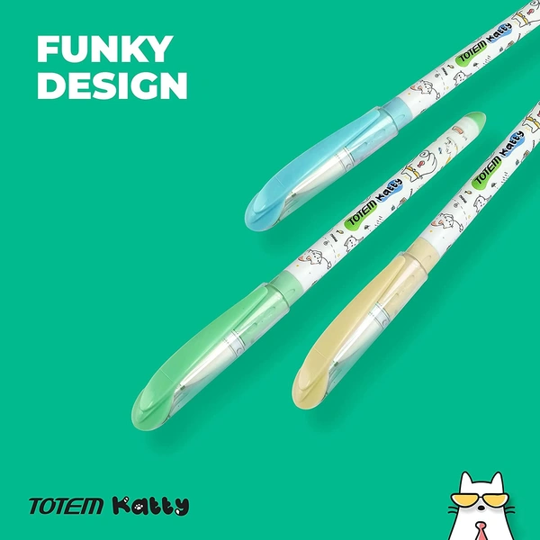 Totem Katty Cute & Stylish Ball Pen - Blue