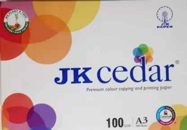 JK Cedar, 100 GSM, 1 Ream (500 Sheets) - A3 (29.7x42)
