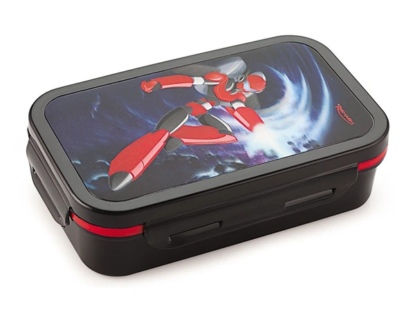 Rishab MAGIC Insulated Tiffin Box / Lunch Box, Boys collection - Black