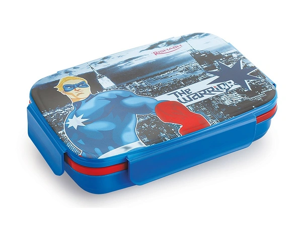 Rishab SLIM STEEL Insulated Tiffin Box / Lunch Box, Boys Collection - Blue