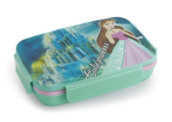 Rishab SLIM STEEL Insulated Tiffin Box / Lunch Box, Girls Collection - Light Green
