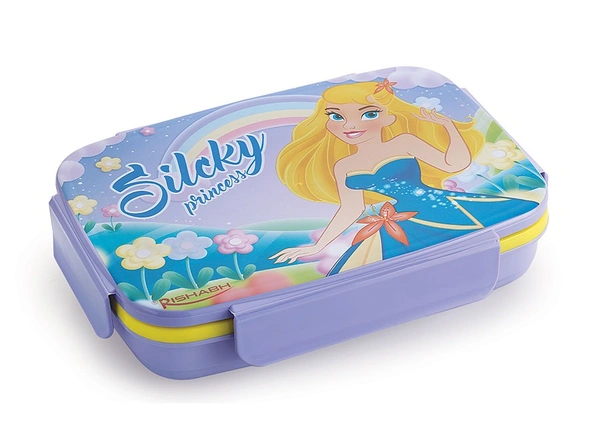 Rishab SLIM STEEL Insulated Tiffin Box / Lunch Box, Girls Collection - Voilet