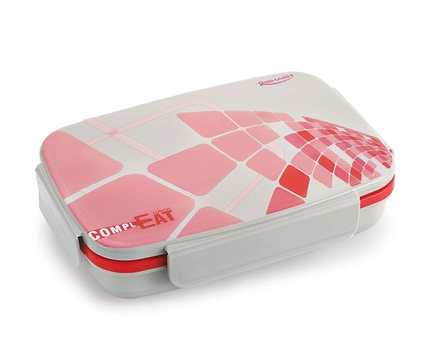 Rishab SLIM STEEL Insulated Tiffin Box / Lunch Box, Girls Collection - Gray