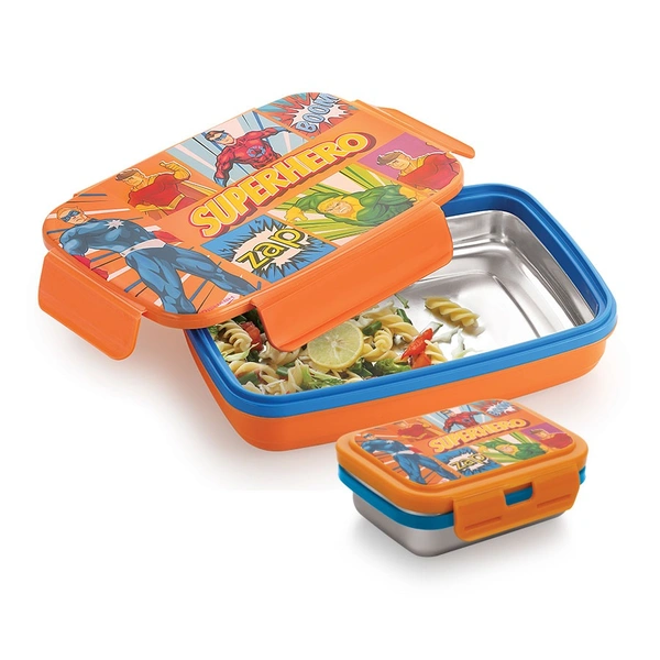 Rishab SLIM STEEL Insulated Tiffin Box / Lunch Box, Girls Collection - Light Green