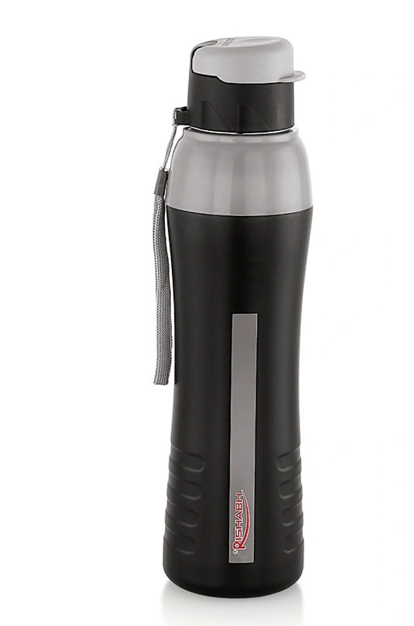 Rishab BENTLEE Inner Steel Insulated Water Bottle - Small (500 ml.*), Black