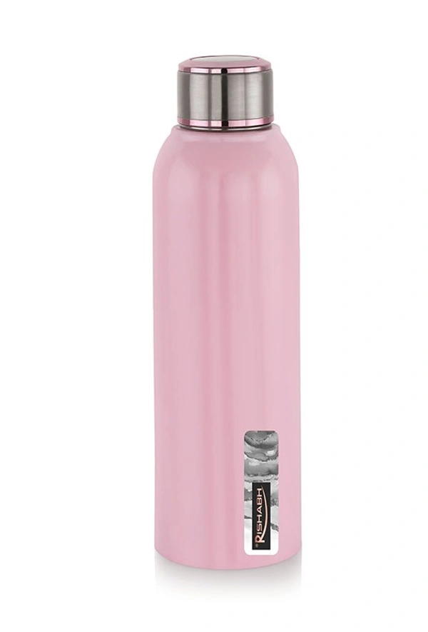 Rishab STEELO SPORTS Inner Steel Insulated Water Bottle - Small, Pink