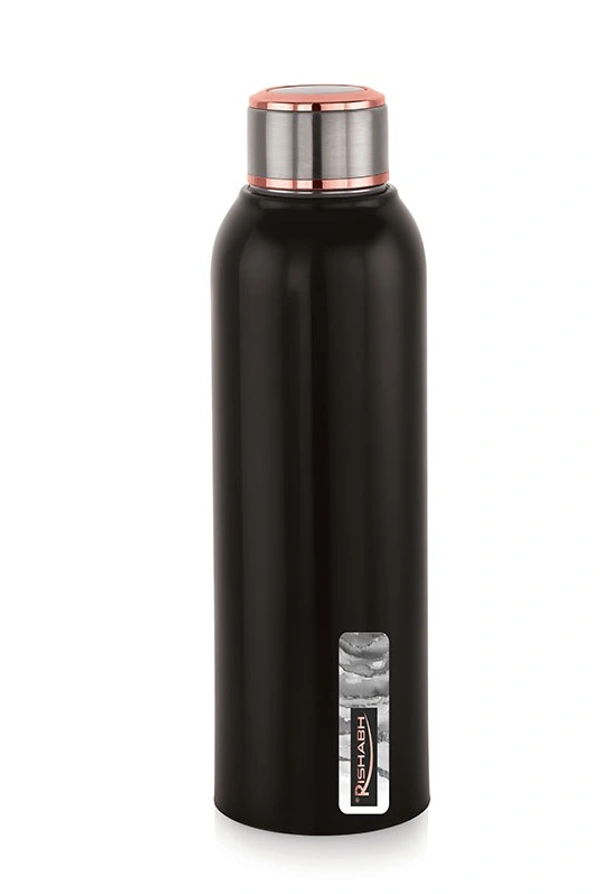 Rishab STEELO SPORTS Inner Steel Insulated Water Bottle - Small, Black