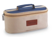Rishabh Plastic Stellar 3 inside steel container lunch box - Blue