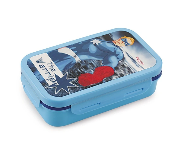 Rishab MUNCH MAGIC ROYAL Steel Insulated Tiffin Box / Lunch Box, Boys Collection - Blue