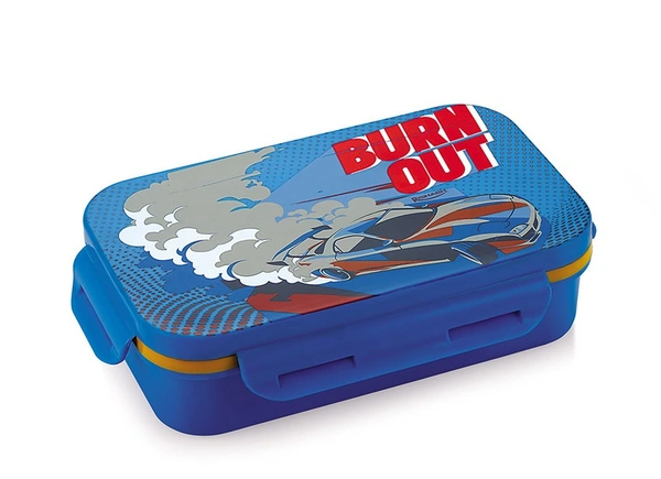 Rishab CRUNCH DELUXE Insulated Tiffin Box / Lunch Box - Small, Blue